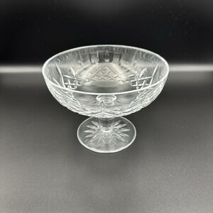 WATERFORD Crystal Lismore Footed / Pedestal Candy Dish / Bowl / Compote